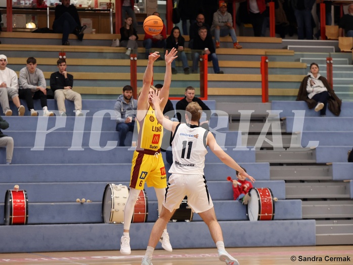 Basketball Zweite Liga 2024/25, Grunddurchgang 17.Runde Traiskirchen Lions NextGen vs. Raiders Tirol


