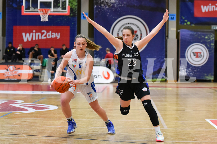 Basketball Superliga 2022/23, Grunddurchgang 4.Runde,
DBB LZ OÖ vs Vienna United Women


