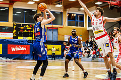 Basketball, Win2Day Superliga 2024/25, 2. Platzierungsrunde, Traiskirchen Lions, Oberwart Gunners, Florian Köppel (8)