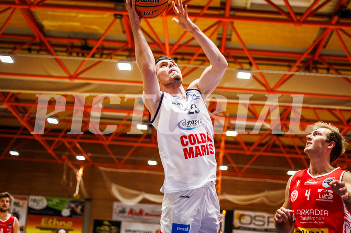 Basketball, win2day Basketball Superliga 2024/25, Grunddurchgang Runde 7, BBC Nord Dragonz, Traiskirchen Lions, Dogus Demirel (23)