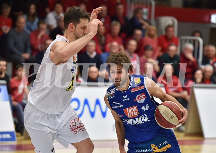 Basketball ABL 2015/16 Playoff Viertelfinale Spiel 1 WBC Wels vs Kapfenberg Bulls