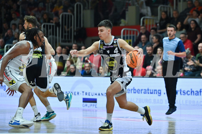 Basketball, Superliga 2023/24, Grunddurchgang 14. Runde, Flyers Wels vs. Gmunden,

