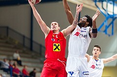 Basketball ABL 2015/16 Grunddurchgang 15.Runde Oberwart Gunners vs. WBC Wels