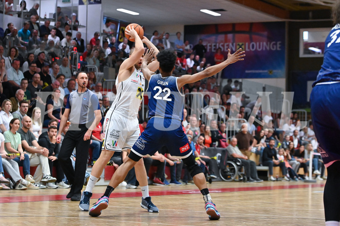 Basketball Superliga 2024/25, Playoff, Viertelfinale Spiel 3, Flyers Wels vs BBC Nord Dragonz,
