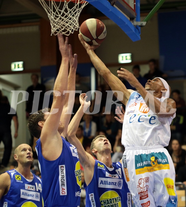 Basketball ABL 2015/16 Grunddurchgang 1.Runde  Kapfenberg Bulls vs Gmunden Swans