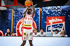 Basketball, Win2Day Superliga 2024/25, Grunddurchgang 4.Runde, Traiskirchen Lions, St. Pölten, Cedric Russell (0)