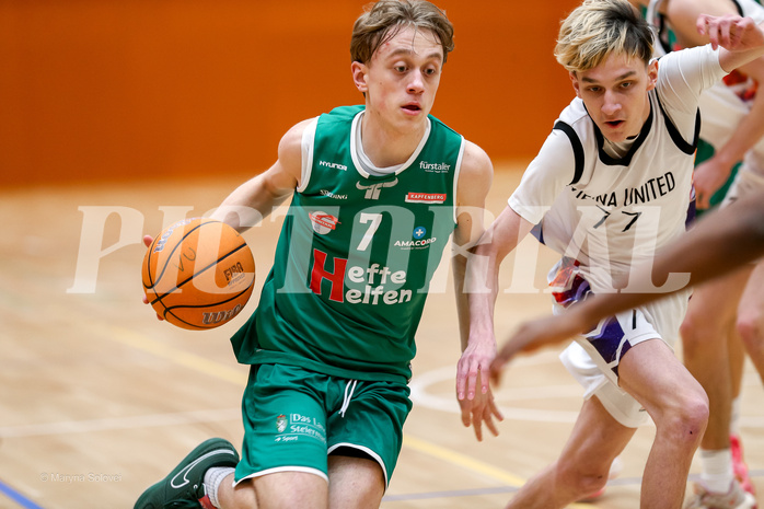 22.03.2025 Österreichischer Basketballverband 2024/25, SLMU19, Vienna United vs. Kapfenberg Bulls 