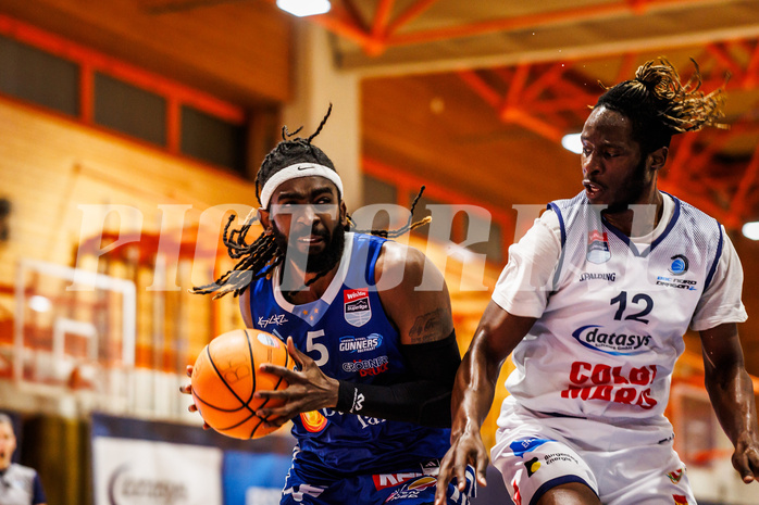 Basketball, win2day Basketball Superliga 2024/25, Grunddurchgang Runde 9, BBC Nord Dragonz, Oberwart Gunners, Siegfried Reid (5)
