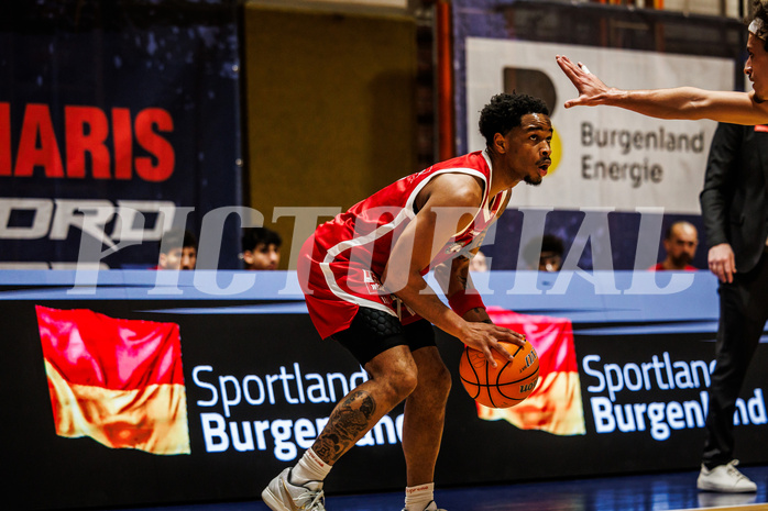Basketball, win2day Basketball Superliga 2024/25, Grunddurchgang Runde 21, BBC Nord Dragonz, BC Vienna, Zac Owens (2)