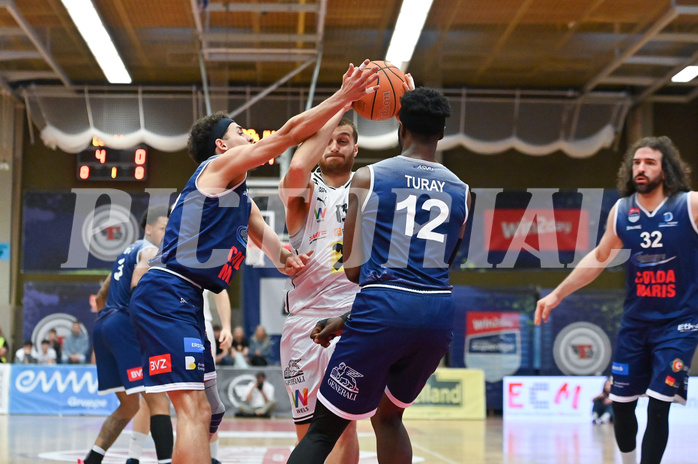 Basketball Superliga 2024/25, Playoff, Viertelfinale Spiel 3, Flyers Wels vs BBC Nord Dragonz,

