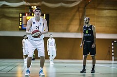 Basketball, Basketball Zweite Liga, Grunddurchgang 8.Runde, BBC Nord Dragonz, Basket Flames, Lukas Knor (21)