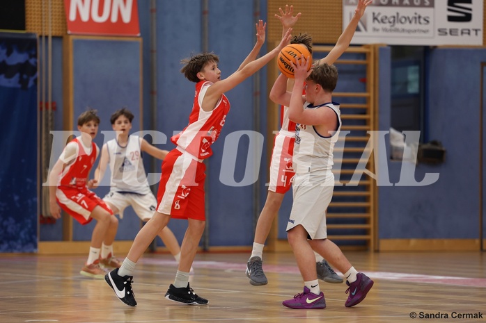 Basketball Superliga 2024/25, SLMU14 Traiskirchen Lions Academy vs. ATSE Graz



