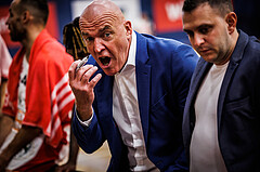 Basketball, win2day Basketball Superliga 2022/23, Grunddurchgang 1.Runde, Traiskirchen Lions, BC GGMT Vienna, Aramis Naglic (Head Coach)