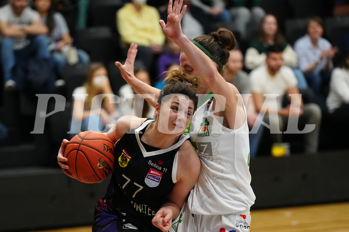 Basketball Damen Superliga 2021/22, Halbfinale Spiel 2, UBI Graz vs. Vienna United