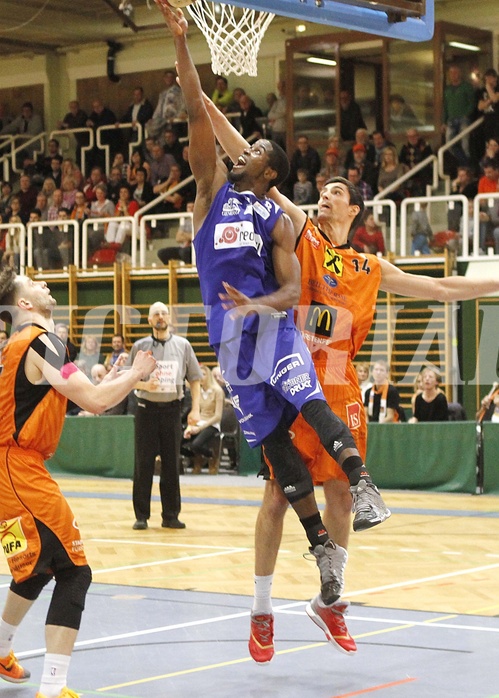 Basketball ABL 2015/16 Grunddurchgang 27.Runde  Fürstenfeld Panthers vs Oberwart Gunners
