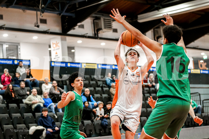 29.03.2025 Österreichischer Basketballverband 2024/25, SLMU16, Basket Dukes vs. KOS Celovec