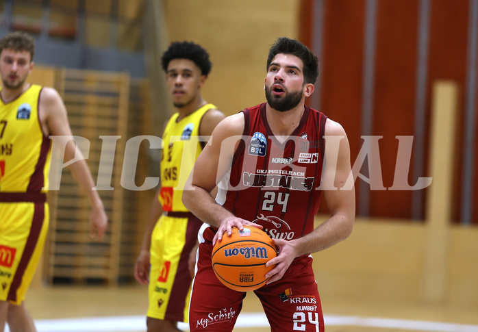 Basketball Zweite Liga 2024/25, Grunddurchgang 9.Runde Mistelbach Mustangs vs. Trasikirchen NextGen