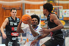 Basketball, Basketball Superliga 2024/25, Playoffs, Viertelfinale Spiel 3, Oberwart Gunners vs. Kapfenberg 