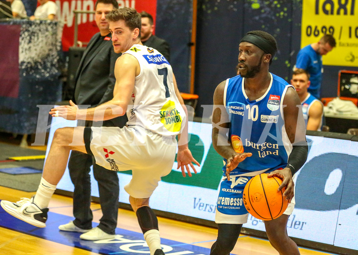 Basketball Superliga 2023/24, Playoff, Viertelfinale Spiel 1 Gmunden Swans vs. Oberwart Gunners