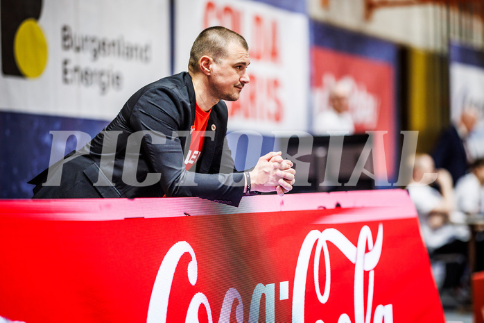 Basketball, Win2Day Superliga 2024/25, Playoffs Viertelfinale Spiel 4, BBC Nord Dragonz, Flyers Wels, Nebosja Bozic (Ass. Coach)