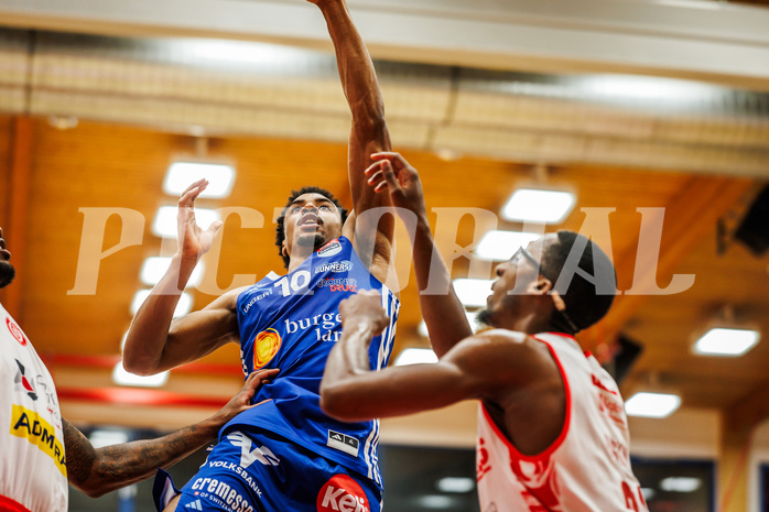 Basketball, win2day Basketball Superliga 2024/25, Grunddurchgang 6.Runde, Traiskirchen Lions, Oberwart Gunners, Robert Allen (10)