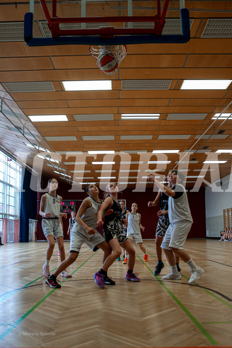 16.03.2025 Österreichischer Basketballverband 2024/25, SLWU14 Basket Flames UNION vs. VKL Vikings Swans