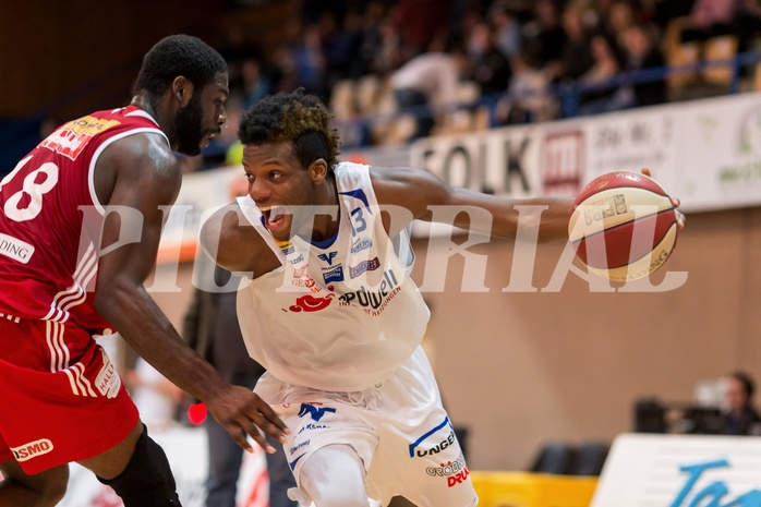 Basketball ABL 2015/16 Grunddurchgang 26.Runde Oberwart Gunners vs. BC Vienna