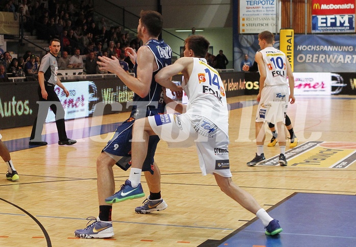 Basketball ABL 2015/16 Grunddurchgang 19.Runde  Oberwart Gunners vs  Kapfenberg Bulls

