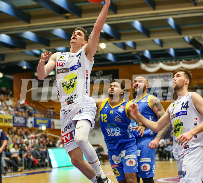 Basketball Superliga 2022/23, 3.Plazierungsrunde Gmunden Swans vs. SKN St. Pölten


