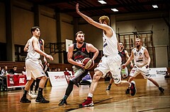 Basketball, 2.Bundesliga, Playoff VF Spiel 2, Mattersburg Rocks, Villach Raiders, Felix Huber (17)