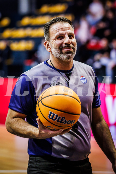 Basketball, Win2Day Superliga 2024/25, Grunddurchgang 6.Runde, BC Vienna, St. Pölten, SR Milad Kadkhodaei