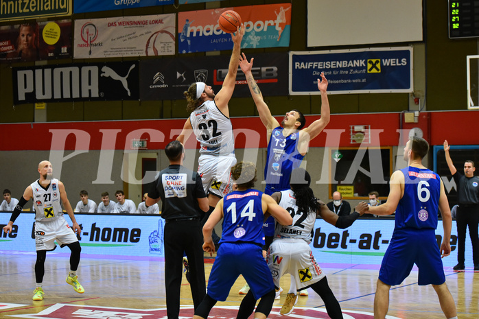 Basketball Superliga 2021/22, Grunddurchgang. 6.Runde Flyers Wels vs. D.C. Timberwolves