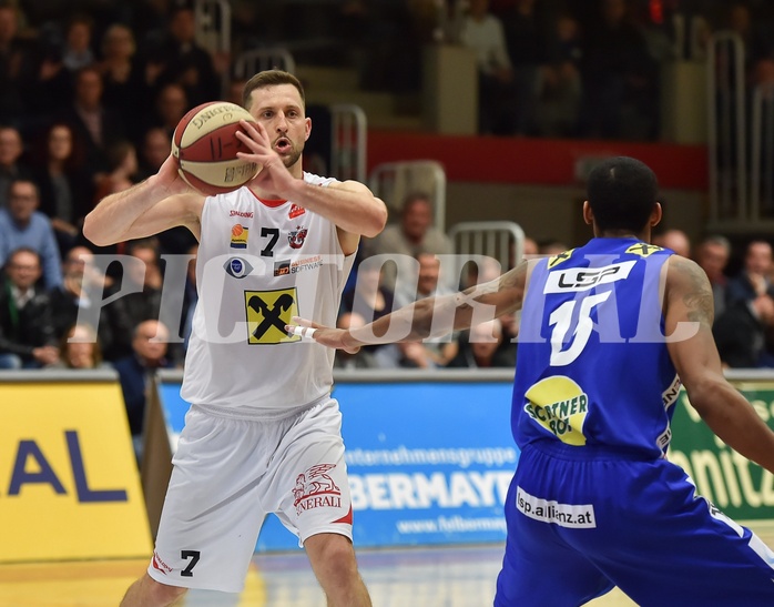 Basketball ABL 2015/16 Grunddurchgang 34. Runde WBC Wels vs Gmunden Swans