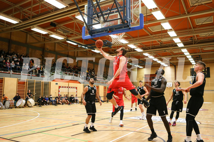 Basketball Zweite Liga 2021/22, Grunddurchgang 12.Runde Mistelbach Mustangs vs. Raiders Tirol


