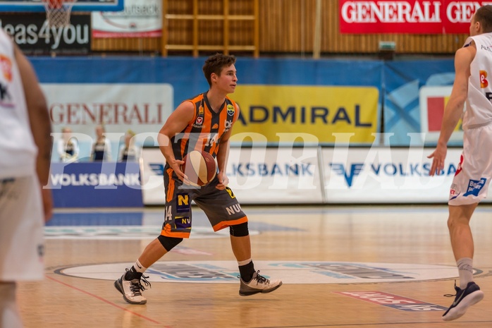 Basketball, ABL 2017/18, Grunddurchgang 17.Runde, Oberwart Gunners, Klosterneuburg Dukes, Valentin Bauer (14)