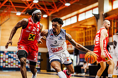 Basketball, win2day Basketball Superliga 2024/25, Playoffs Viertelfinale 2. Spiel
, BBC Nord Dragonz, Flyers Wels, Rayshawn Mart (3)