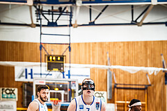 Basketball, bet-at-home Basketball Superliga 2020/21, Grunddurchgang, 6. Runde, Oberwart Gunners, SKN St. Pölten Basketball, Sebastian Käferle (7)
