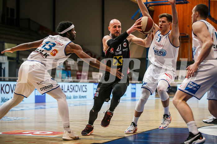 Basketball, bet-at-home Basketball Superliga 2020/21, Platzierungsrunde, 5. Runde, Oberwart Gunners, Flyers Wels, Christian Von Fintel (27)