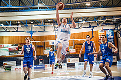 Basketball, bet-at-home Basketball Superliga 2020/21, Grunddurchgang, 11. Runde, Oberwart Gunners, Vienna D.C. Timberwolves, Sebastian Käferle (7)