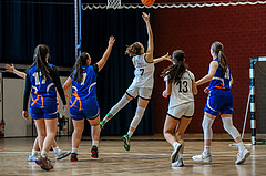 27.04.2025 Österreichischer Basketballverband 2024/25, SLWU16 VF Basket Flames UNION vs. DBB  Basketgirls Wels
