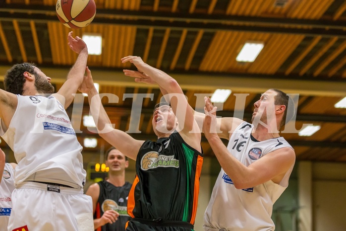 Basketball, 2.Bundesliga, Grunddurchgang 19.Runde, Mattersburg Rocks, Basket Flames, Colin Fuchs-Robetin (7)