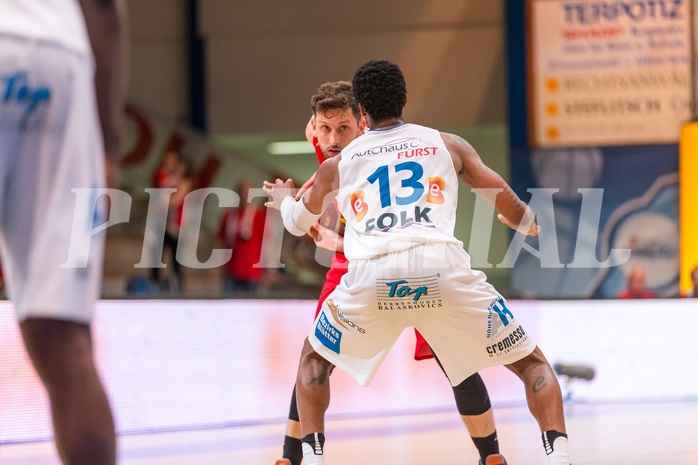 Basketball, ABL 2016/17, Playoff HF Spiel 2, Oberwart Gunners, WBC Wels, Davor Lamesic (7)