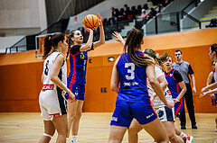 Basketball, Win2Day Basketball Damen Superliga 2024/25, Grunddurchgang 10.Runde, Vienna Timberwolves, UBSC DBBC Graz, Christina Köppel (28)