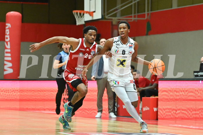 Basketball, Superliga 2024/25, Grunddurchgang 5.Runde, Flyers Wels vs. BC Vienna,
