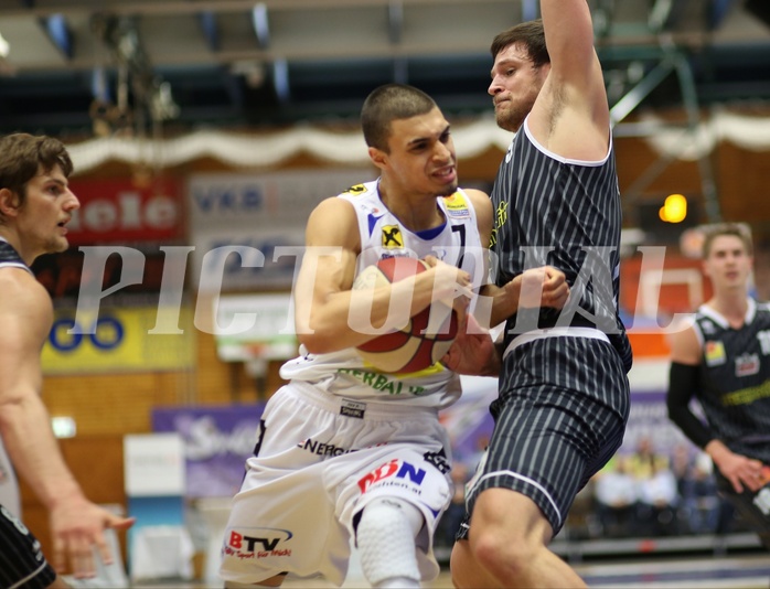 Basketball ABL 2015/16 Grunddurchgang 23.Runde Gmunden Swans vs. Güssing Knights
