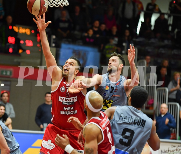 Basketball ABL 2016/17 Grunddurchgang 26. Runde WBC Wels vs BC Vienna