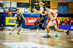 Basketball, Basketball Austria CUP 2023/24, Finale, Traiskirchen Lions, Flyers Wels, Elvir Jakupovic (21)