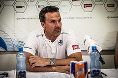 Basketball, FIBA EuroBasket 2025 Qualifiers , , AUSTRIA, IRELAND, Pressekonferenz: Raoul Korner (Head Coach)