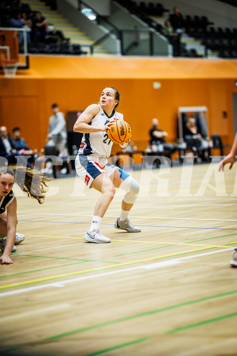 Basketball, Win2Day Basketball Damen Superliga 2023/24, Grunddurchgang 12.Runde, Vienna Timberwolves, Vienna United, Petra Pammer (21)