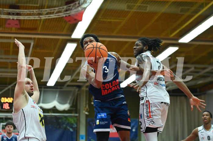 Basketball, Superliga 2024/25, Grunddurchgang 17.Runde, Flyers Wels vs. BBC Nord Dragonz,